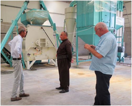 wood pellet processing plant